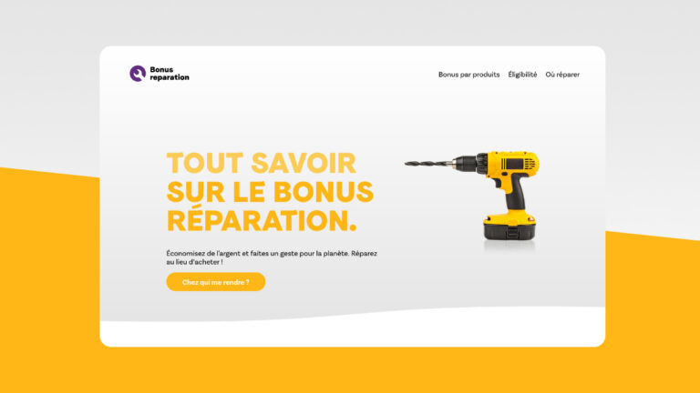 Projet Bonus réparation