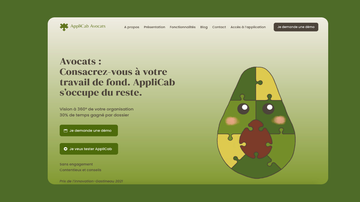 Projet AppliCab Avocats